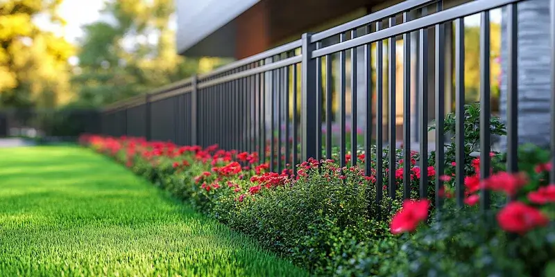 metalowe ogrodzenie z Polski