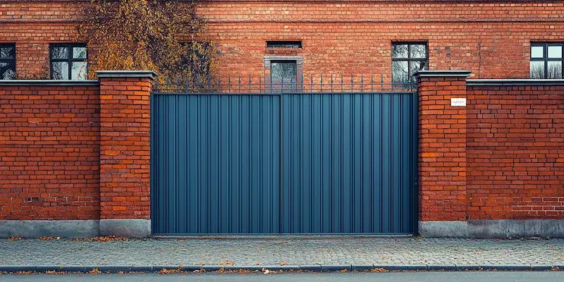 stalowe ogrodzenie z Polski