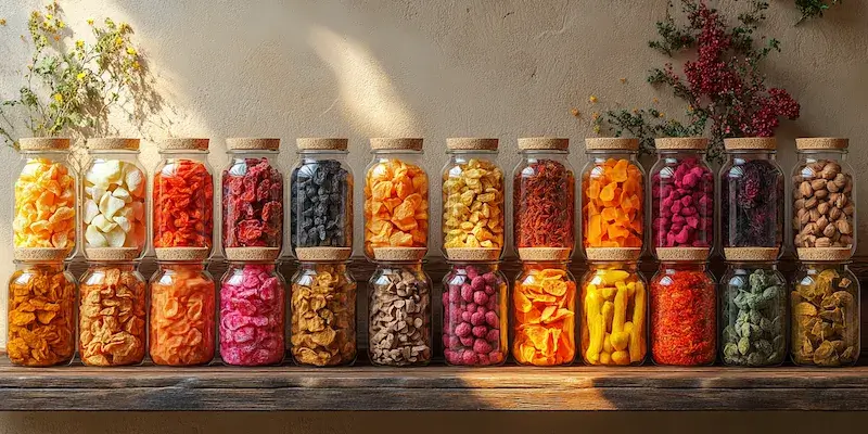 Ile cukru maja suszone owoce?