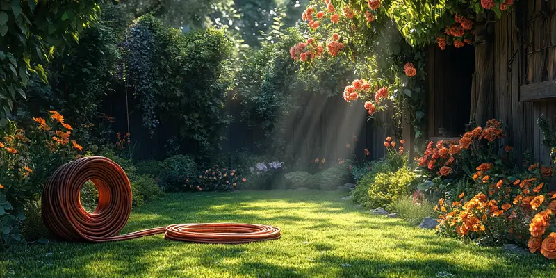 Jak nawinąć wąż ogrodowy na wózek?