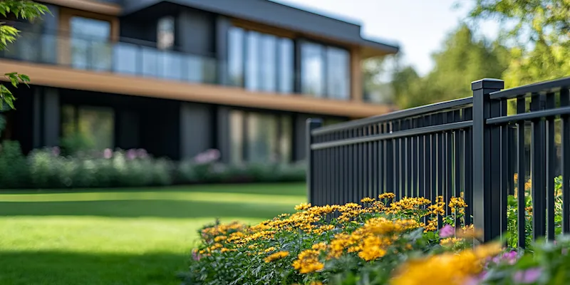 Metallzaun aus Polen